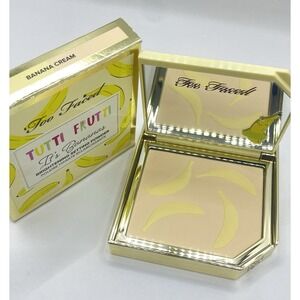 Too Faced Tutti Frutti It's Bananas BANANA CREAM Brightening Setting Powder NIB